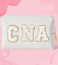 Y1tvei Crochet Canvas Tote Bag - 2Pcs Cosmetic Pouch Tote Bag Reusable Grocery Folding Shopping Bag for Crocheters Women