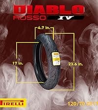 Pirelli Angel ST 120/70ZR17 (58W) Front Motorcycle Tire – High-Performance Sport Touring Tire for Enhanced Grip, Durability & Stability – Fits Sport & Touring Bikes