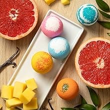 LifeAround2Angels Bath Bombs Gift Set 12 USA made Fizzies, Shea & Coco Butter Dry Skin Moisturize, Perfect for Bubble Spa Bath. Handmade Birthday Mothers day Gifts idea For Her/Him, wife, girlfriend