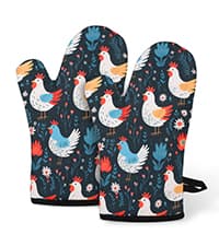 Miracu Funny Oven Mitts, Presents for Chefs, Cooking Gadgets, BBQ Oven Mitt, Unique Gifts for Cooks Dad Brother, Manly Christmas Thanksgiving Housewarming Grilling Kitchen Chef Gifts for Men Who Cook