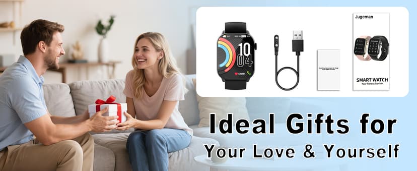 Smart Watch for Men Women(Answer/Make Calls), 1.95"HD 2025 New Smartwatches with Heart Rate/Sleep Monitor/Pedometer, Fitness Tracker 113+ Sport Mode IP68 Waterproof Running Watch for Android iOS