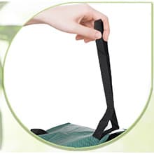 Leaf collector leaf scoop,Foldable yard waste bag,Extra large lawn bags leaf bags,Heavy leaf pick up tools leaf loader,Reusable yard garden bags for leaves lawn trash (200L)