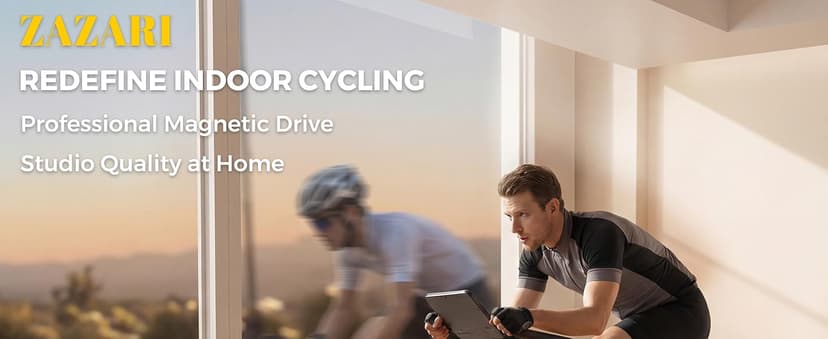 Compact Exercise Bike for Small Spaces, Quiet Rear Flywheel Stationary Bike for Home, 7-Level Lever Resistance, Soft Seat Indoor Cycling Bike for Petite to Medium Frames (<26dB)