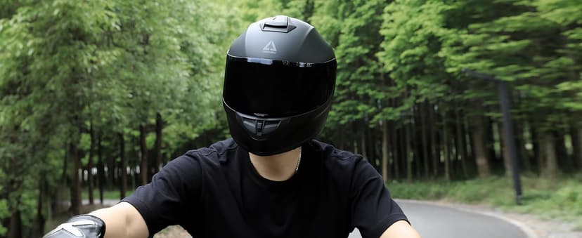 TRIANGLE Full Face Motorcycle Helmet DOT Approved, Street Bike Racing Helmet for Men Women with Tinted & Clear Visors & Carrying Bag