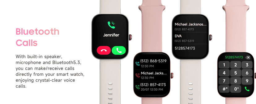 TOOBUR Smart Watch for Women, Alexa Built-in, Answer/Make Calls, 1.91" HD Screen Fitness Watch, IP68 Waterproof, 100 Sports, Heart Rate Monitor, Sleep Tracker, Smartwatch Compatible Android iOS, Beige