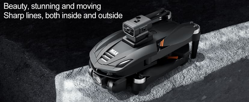 V168 Pro MAX GPS Drones with Camera for Adults 4K, RC Drone with 4.5" HD Screen on Controller, 60 Mins Flight, Long Range Transmission, 360° Obstacle Avoidance, Follow Me, Auto Return, Brushless Motor, QuickShots, Lightweight and Foldable Quadcopter for Beginner Toy Gifts