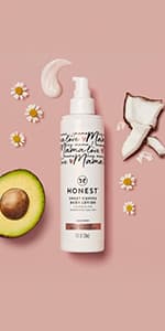The Honest Company New Mama Care Essentials Gift Set | Hospital Bag Must Haves | Travel Size Nip Balm (0.5 oz), Glow On Body Cream (1 oz), Gotta Glow Face Wash (1.75 fl oz), Reusable Pouch