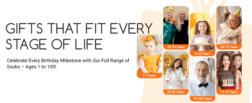 HAPPYPOP 50th Birthday Gifts Ideas - Socks for Turning 50 Year Old Friends Him Her Women Man