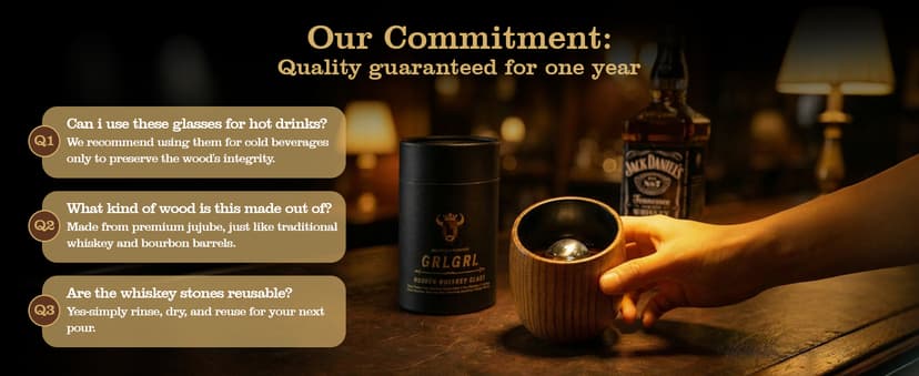 Charred Wooden Whiskey Glasses, Gifts for Men Old Fashion Bourbon Drinking Collins Cup, Gift for Dad, Husband, Brother, Boy Friend or Whiskey Lovers B0GK5XLW6B