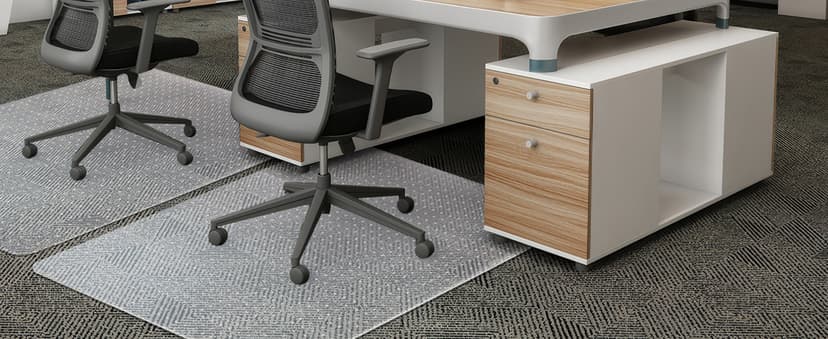 Azadx Heavy Duty Office Chair Mat for Carpet 32" x 48" Hard Material Chair Mat for Carpeted Floor Slip Resistant Carpet Protector for Home Office Easy Glide Desk Floor Mat for Office Chair on Carpets