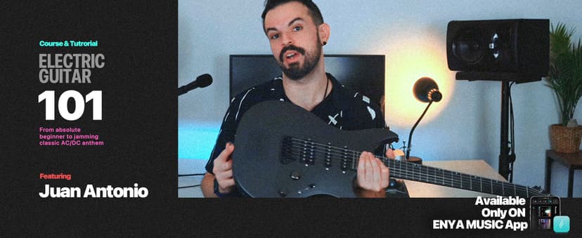 Enya Electric Guitar Inspire 39" Smart Electric Carbon Fiber Guitarra with 15W Wireless Speaker, 20 Distinct Tones, Onboard Presets, Charging Cable, Adjusting Wrench, and Gig Bag