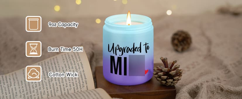 Pregnancy Gifts for Pregnant Wife Friend, Expectant Moms, First Time Mama - Christmas, Birthday Gifts for Expecting Mother Fairy's Gift Candle, New Mom Gifts for Pregnant Women, Mom to Be B0B1QFY2LT