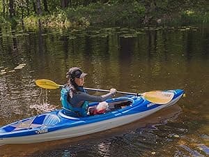 Pelican Argo 100X - Recreational Sit in Kayak - Lightweight Patented Ram-X™ Material - Ergoform™ Seating System - 10 ft