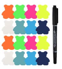 Hommie Dog Sticky Notes Set, Planner Sticky Note Dividers Tabs 300 Sheets, Cute Animals Shape Markers Flags Self-Stick Memo Pads for Dog Lovers Home Office School Supplies B0C5X9KNP4
