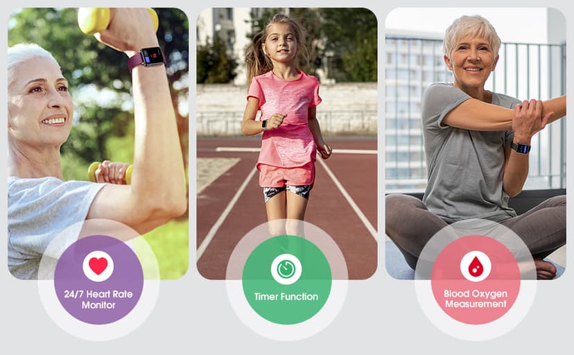 Pedometer Watch Senior Friendly No App/Phone Required, Waterproof Fitness Tracker Watch with Step Counter Calories/Sleep Tracker for Walking Running for Men Women