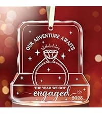 NewEleven Women - Friend Gifts Ornaments 2025 - Friendship Gifts for Friends, Birthday Gift for Women, Besties, Soul Sisters - Ceramic Christmas Ornaments