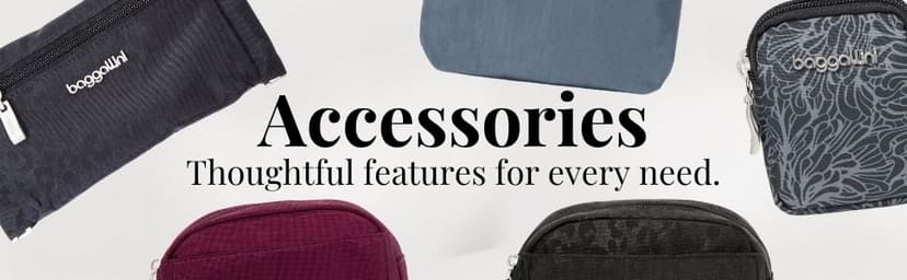 Baggallini Deluxe Card Case - Lightweight 5.5"x3.3" RFID Protected Womens Wallet Card Holder