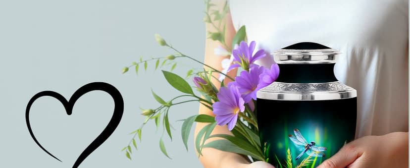 Keepsake Urn for Human Ashes, Sharing Urns, Cremated Remains Holder, Funeral Ashes Container, Burial Keepsake, Token Urns Set Dragonfly Burial Urns Funeral Urns for Women Beautiful Urn for Mom 3 Inch B0F7LBQX5G