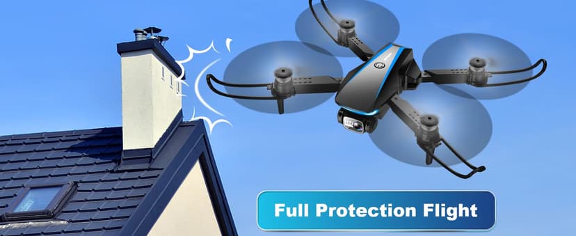 Oddire Drone with Camera - Drones for Adults, with 2 Batteries, Carrying Case, Propellers, 1080P HD Foldable Drone with Stable Hover, Trajectory Flight, Gravity Control, One Key Take Off/Land, 3D Flip