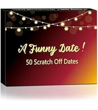 Christmas Romantic Gifts for Boyfriend Girlfriend,40 Scratch Off Date Night Ideas Card Games,Anniversary Couple Mens Gifts for Him,Her,Women,Men,Wife,Husband,Valentines Day,Wedding,Engagement