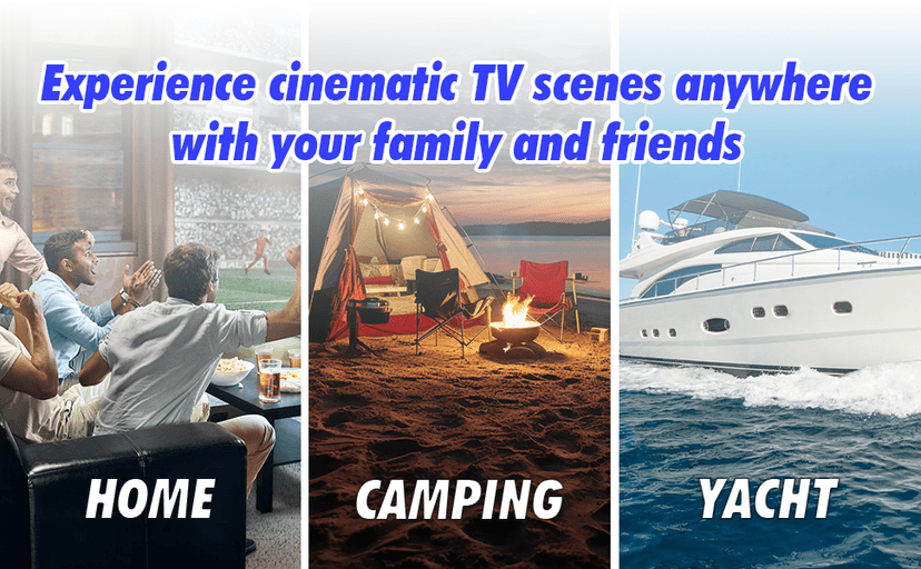 Rabbit Ears TV Antenna Indoor for Smart & Older TVs, HDTV Antenna with Adjustable Dipoles, Long Range VHF/UHF Reception, Supports 4K 1080p, Free Local Channels, Easy Setup, No Monthly Fee