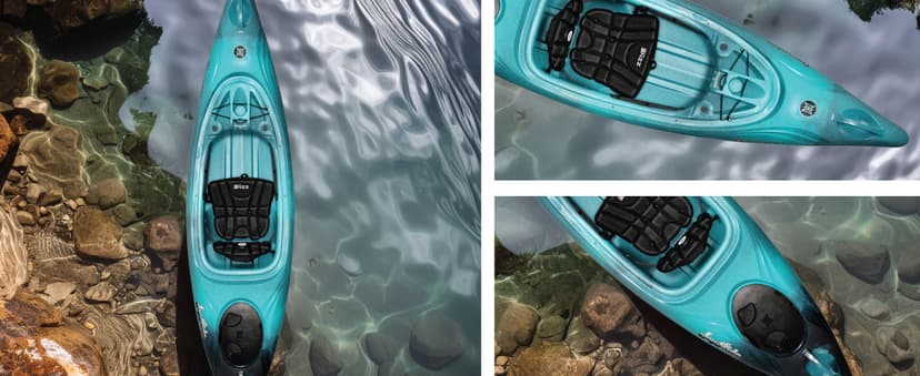 Perception Joyride - Sit Inside Kayak for Adults and Kids - Recreational and Multi-Water Kayak with Selfie Slot