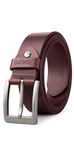 Buffway Slim Minimalist Front Pocket RFID Blocking Leather Wallets for Men and Women - Carbon Fiber Black