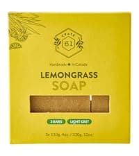 Handmade in Canada, Plant Based Cold Process Natural Bar Soap, With Premium Essential Oils, Dry Skin, Pack of 6 (For Him)