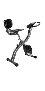 Mini Exercise Bike, AGM Under Desk Bike Pedal Exerciser Foot Cycle Arm & Leg Pedal Exerciser with LCD Screen Displays