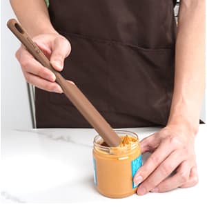 Food Grade Silicone, Heat Resistant Up to 600°F, Upgrade Strong Handle, Safe for Nonstick Cookware,Ideal for Cooking & Baking ChefAide 5 Pieces Silicone Spatulas Set, Heat Resistant Rubber Spatula B0CHGFG64S