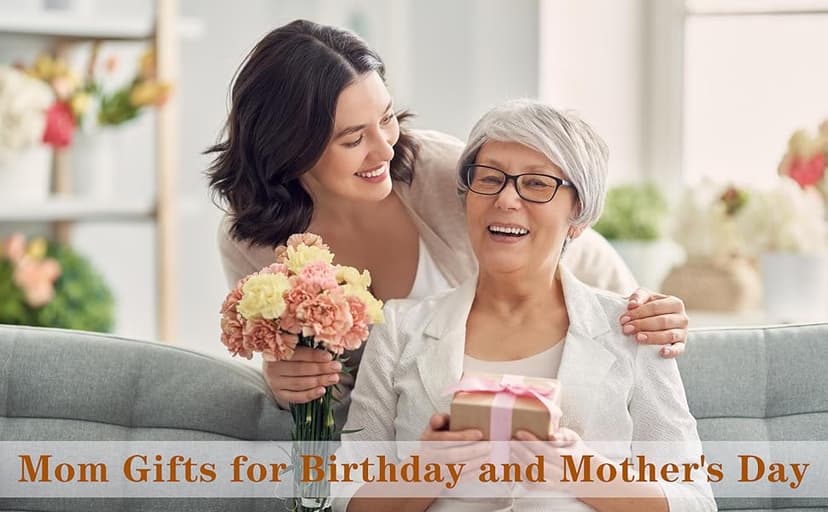 Mom Birthday Gifts,Mom Gifts from Daughters,5.5'' Mother and Daughter Figurine,Meaningful Gift for Mama on Birthday and Mother's Day (Mom Gifts)