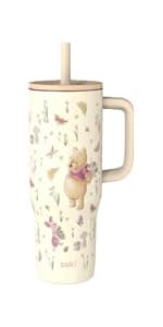 BPA Free, Silicone Straw, Handle, Cupholder Friendly, Dishwasher Safe, For Office, Home, Travel, Work, Gym, Fitness Zak Designs Harry Potter 30oz Spill-Proof Insulated Stainless Steel Tumbler B0FT7C47X5
