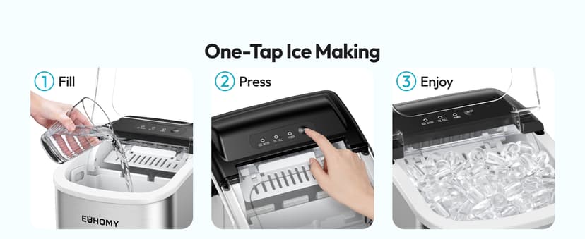 EUHOMY Ice Maker Machine
