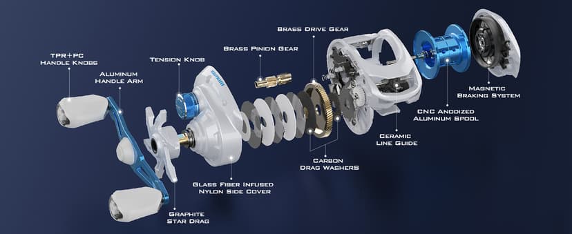 KastKing Centron Lite Baitcasting Fishing Reel – Lightweight, Glass Fiber Infused Nylon Frame – 7.6 OZ – 5 + 1 Anti-Reverse Ball Bearings, 7.1:1 High-Speed Gear Ratio Fishing Reel with Compact Design