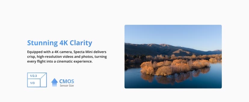 Specta Mini Drone with Camera 4K for Adults, 32800ft FPV Transmission, Easy to Fly, 3 Aixs Gimbal, 31-Min Flight, 4K/30fps, Under 249g Portable Drone for Beginners