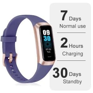 Fitness Tracker with Step Counter/Calories/Stopwatch, Activity Tracker, Health Tracker with Heart Rate Monitor, Sleep Tracker,1.10''AMOLED Touch Color Screen, Pedometer Watch for Women Men