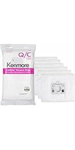 Kenmore 600 Series Pet Friendly Lightweight Bagged Canister Vacuum with Pet PowerMate, Pop-N-Go Brush, 2 Motors, HEPA Filter, Aluminum Telescoping Wand, Retractable Cord and 4 Cleaning Tools, Purple