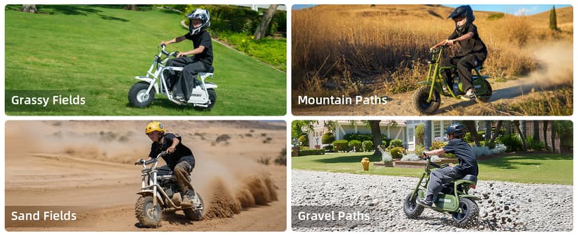 HOVER HEART Mini Bike, Gas Dirt Bike, Minibike, Gas Powered Mini Bikes for Adults, 99cc-4 Stroke Pit Bikes with Led, Dirtbike Motorcycle Max Load 200 Lbs, Speed 34.5 KM/H, Age13+ Hoverheart