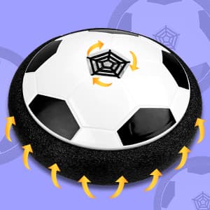 HopeRock Hover Soccer Ball Toys for 3-12 Year Old Boys Girls, Indoor and Outdoor Creative Toys for Toddlers with Foam Bumper, Birthday Gifts for 3 4 5 6 7 8+ Year Old Children's