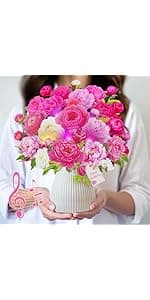UPGRADED 3D Pop Up Firework Birthday Cards, Musical LED Lights Birthday Cards with Blowable Birthday Cake, Greeting Cards, Birthday Gifts for Mom Women Men Kids Child Dad Father Wife