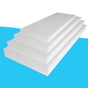 Foamma 4-Pack 2" x 20" x 20" High-Density Upholstery Foam Padding - Couch Cushion Replacement, Chair Foam, Square Padding for Seats