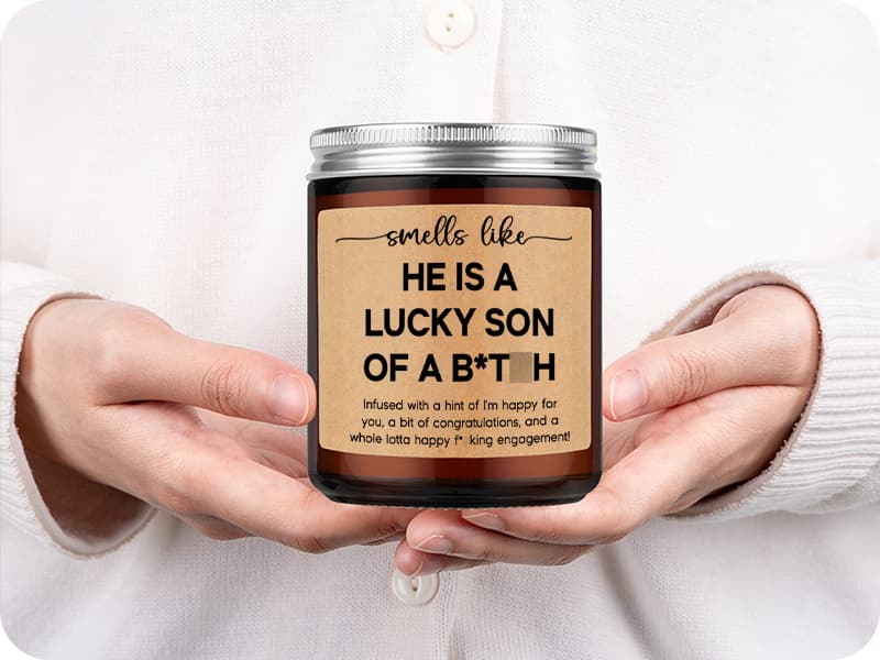 Fairy's Gift Funny Engagement Candle, Engagement Gifts, Newly Engaged Gifts Ideas, Presents for Bride, Bride to Be - Bridal Shower, Funny Wedding Presents for Engaged Friend, Sister, Daughter, Fiance