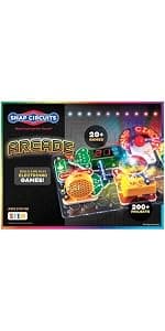 Build 100+ STEM projects with 28 snap-together parts and a full-color project manual SNAP CIRCUITS Jr. SC-100 STEM Electronics Kit, 100+ Projects, Ages 8+ B00008BFZH