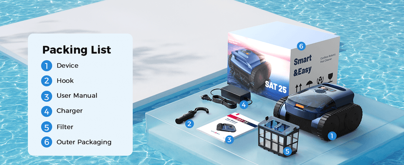 Robotic Pool Cleaner,Cordless Pool Vacuum for Inground Pools,Automatic Pool Cleaner Robot for Pool Floors,Drain Cleaning,Walls,Waterline,2150 Sq.ft,180min Runtime,3H Fast Charging Robot for Spa Pool
