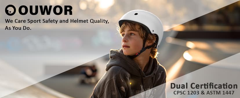 Skateboard Bike Helmet, Lightweight Adjustable, Multi-Sport for Bicycle Skate Scooter, 3 Sizes for Adult Youth & Kids