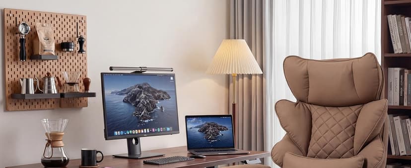 Dowinx Big and Tall Office Chair with Pocket Spring Cushion,High Back Computer Gaming Chairs with Adjustable Armrests,Executive Desk Chairs with Lumbar Support and Footrest,PU Leather-Brown