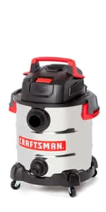 CRAFTSMAN CMXEVBE17250 2.5 Gallon 2.5 Peak HP Wet Dry Vac, Portable Shop Vacuum Wet and Dry with Filter Bag, Hose and Attachments for Cleaning in The Home