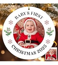 NewEleven Pregnancy Announcement Gifts for Husband Wife Family, Gender Reveal Gifts, Pregnancy Gift for Expecting Mom, for New Mom, New Dad, New Parents - Ornament