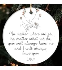 NewEleven Neighbor Gift - Thank You Gifts, Gifts for Neighbors and Friends, Men, Women - Cute Neighbor Ornament for Friend, Neighborhood - Christmas Ornament