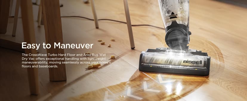 BISSELL® CrossWave® HydroSteam™ Wet Dry Vac, Multi-Purpose Vacuum, Wash, and Steam, Sanitize Formula Included, 35151